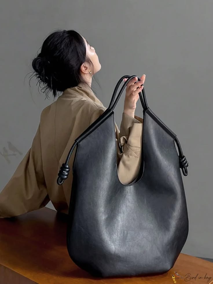 Elegant Lady's Shoulder Bag در ابعاد بزرگ جنس چرم